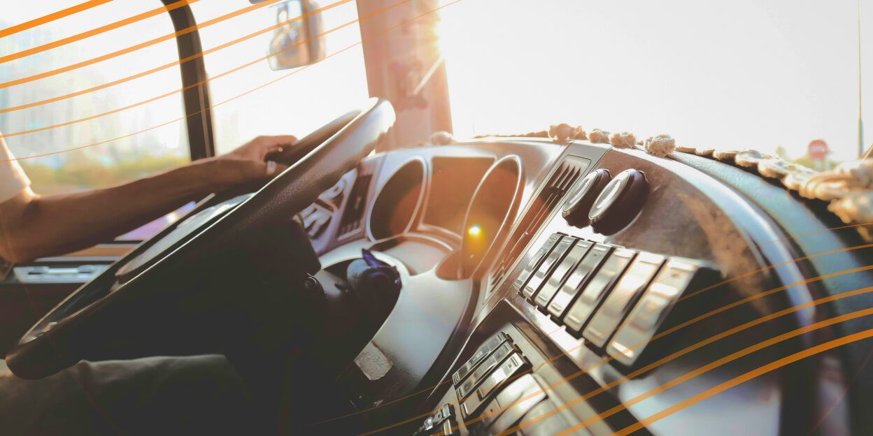 Deska rozdzielcza autobusu